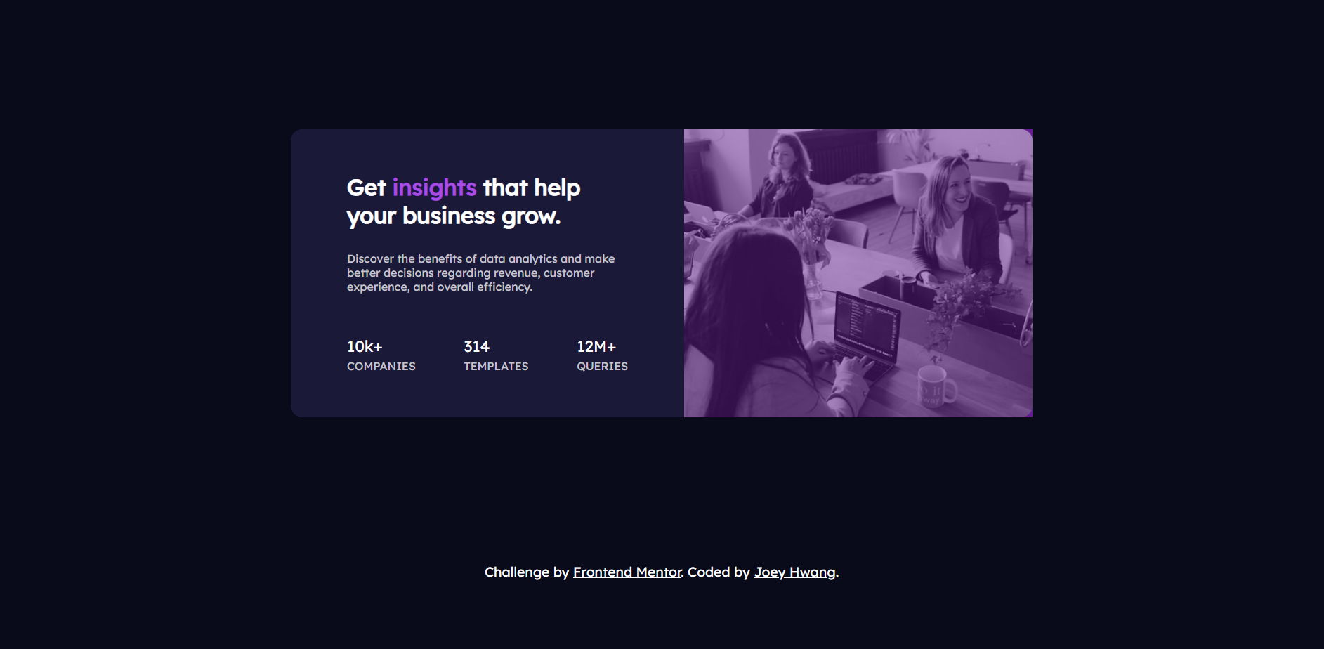 Stats Preview Card Component